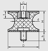 Tailledemper type TP-2 schematisch